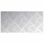 Laiptų danga Stačiakampio 2 pcs Sidabro 40 x 20 cm Aliuminis