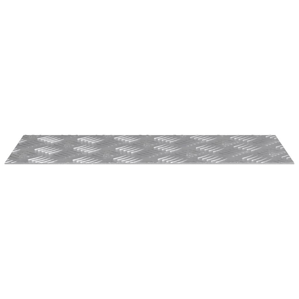Laiptų danga Stačiakampio 2 pcs Sidabro 50 x 20 cm Aliuminis