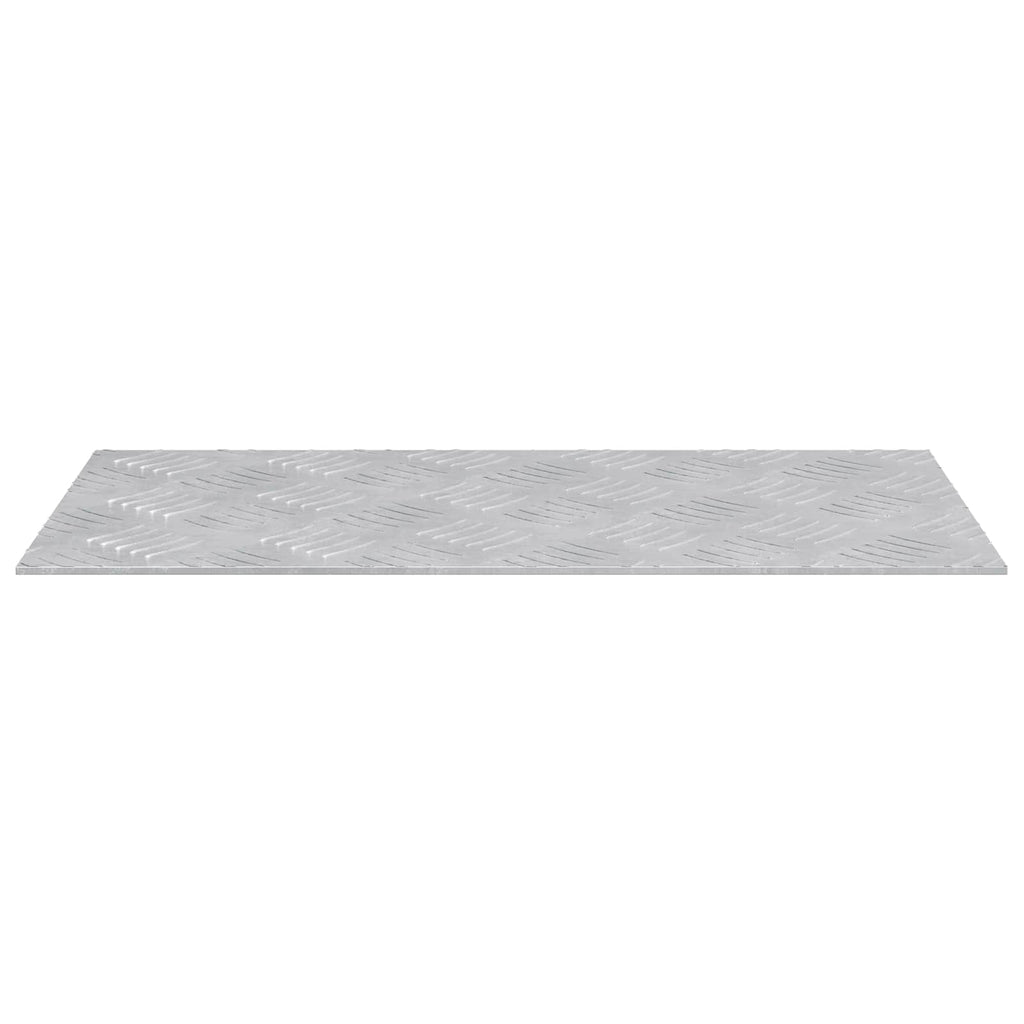 Laiptų danga Stačiakampio 2 pcs Sidabro 50 x 25 cm Aliuminis