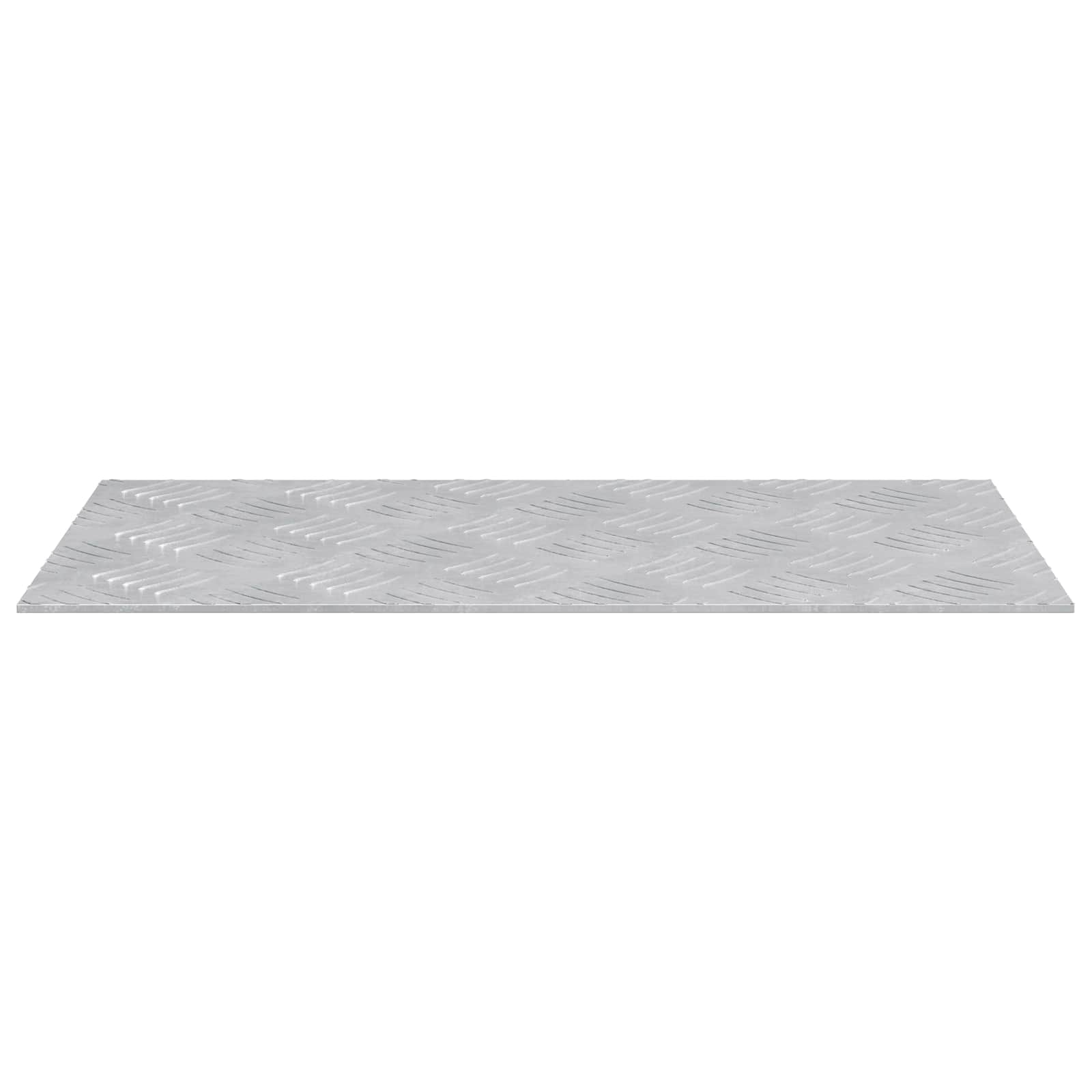 Laiptų danga Stačiakampio 2 pcs Sidabro 50 x 25 cm Aliuminis
