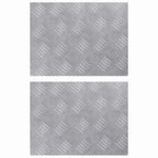 Laiptų danga Stačiakampio 2 pcs Sidabro 40 x 30 cm Aliuminis