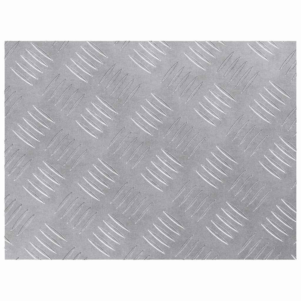 Laiptų danga Stačiakampio 4 pcs Sidabro 40 x 30 cm Aliuminis