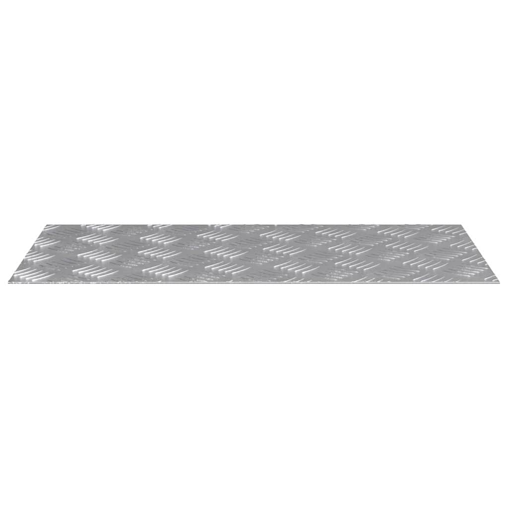 Laiptų danga Stačiakampio 2 pcs Sidabro 60 x 30 cm Aliuminis