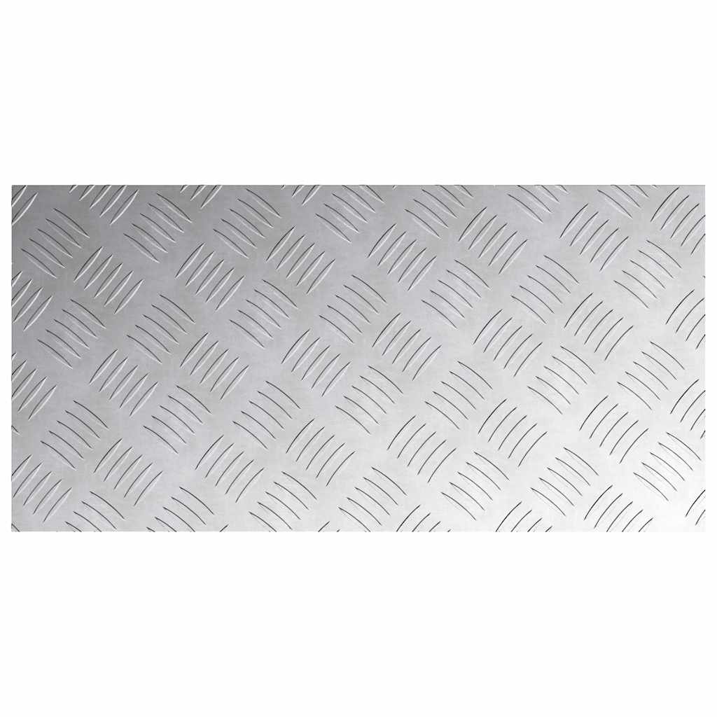 Laiptų danga Stačiakampio 4 pcs Sidabro 60 x 30 cm Aliuminis