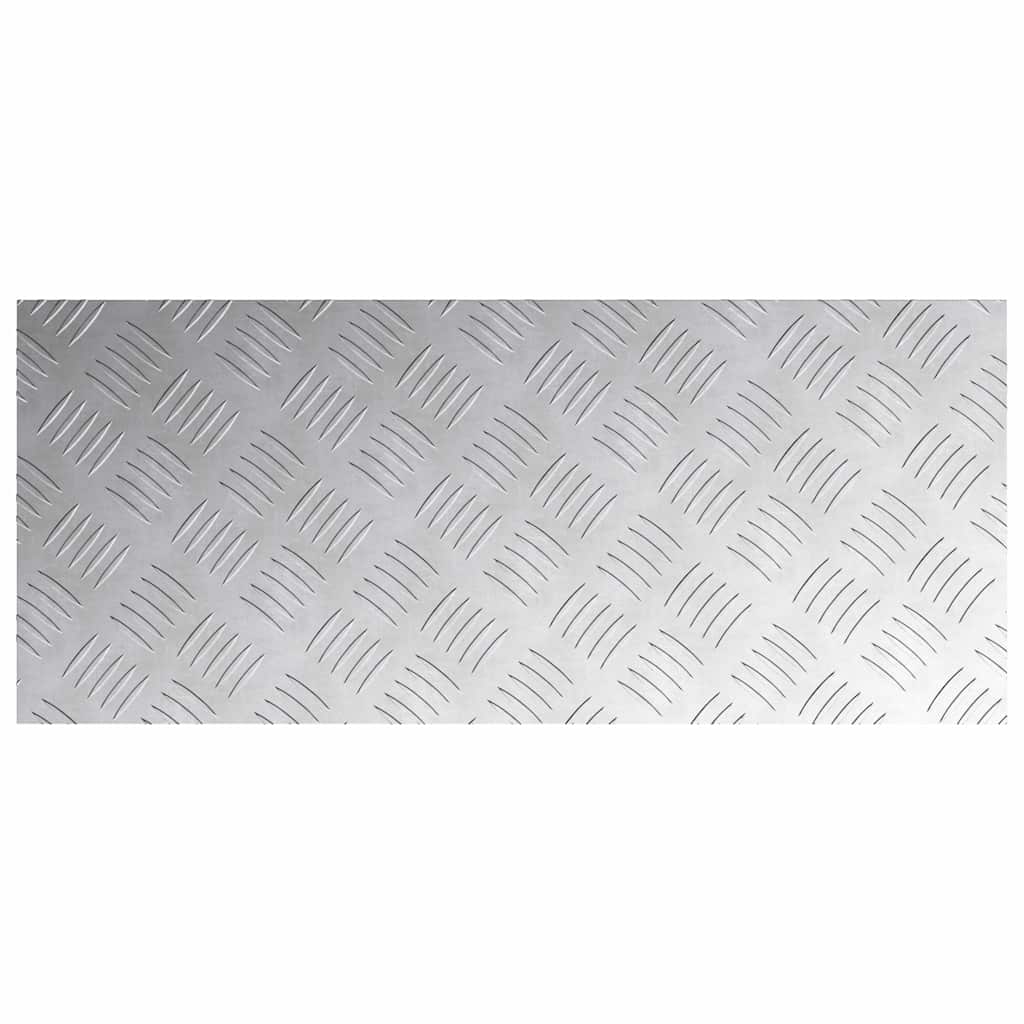 Laiptų danga Stačiakampio 4 pcs Sidabro 70 x 30 cm Aliuminis