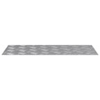 Laiptų danga Stačiakampio 2 pcs Sidabro 70 x 30 cm Aliuminis