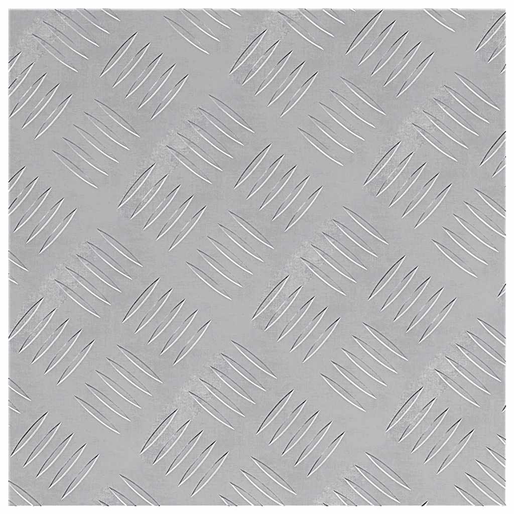 Laiptų danga Kvadrato 4 pcs Sidabro 40 x 40 cm Aliuminis