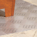 Laiptų danga Kvadrato 4 pcs Sidabro 40 x 40 cm Aliuminis
