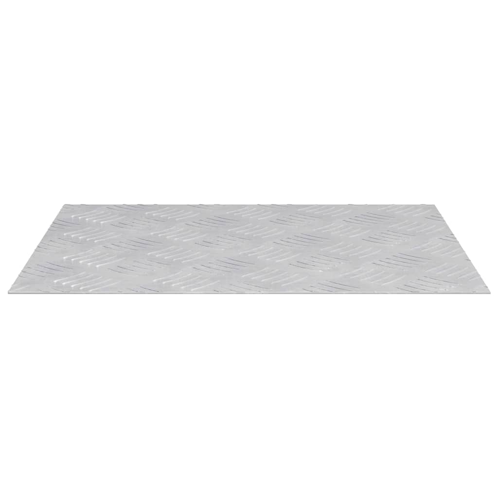 Laiptų danga Stačiakampio 2 pcs Sidabro 50 x 40 cm Aliuminis