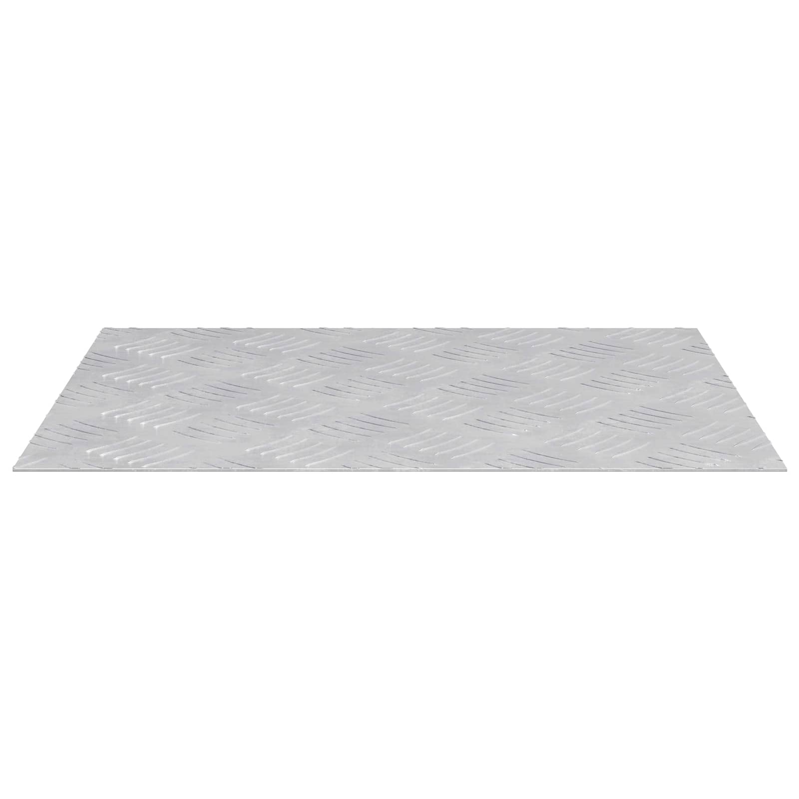 Laiptų danga Stačiakampio 4 pcs Sidabro 50 x 40 cm Aliuminis