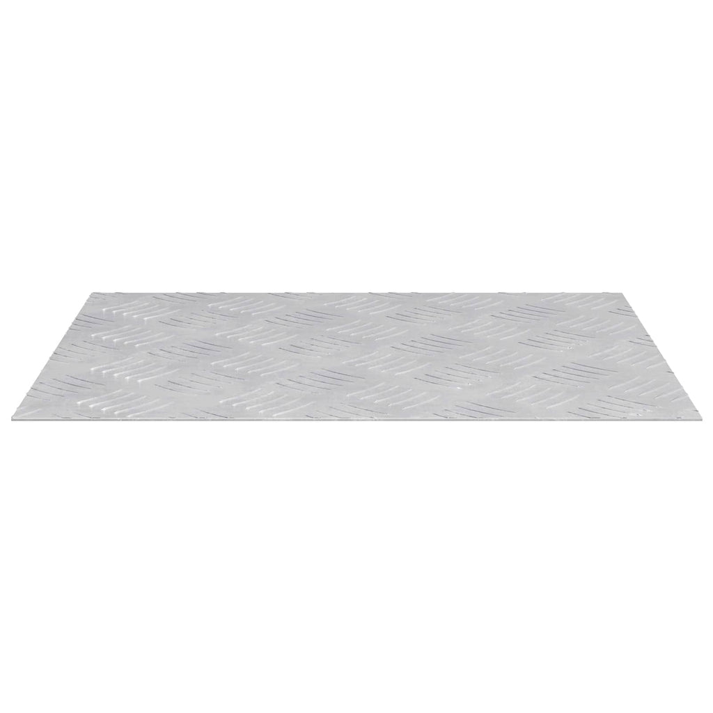 Laiptų danga Stačiakampio 2 pcs Sidabro 50 x 40 cm Aliuminis
