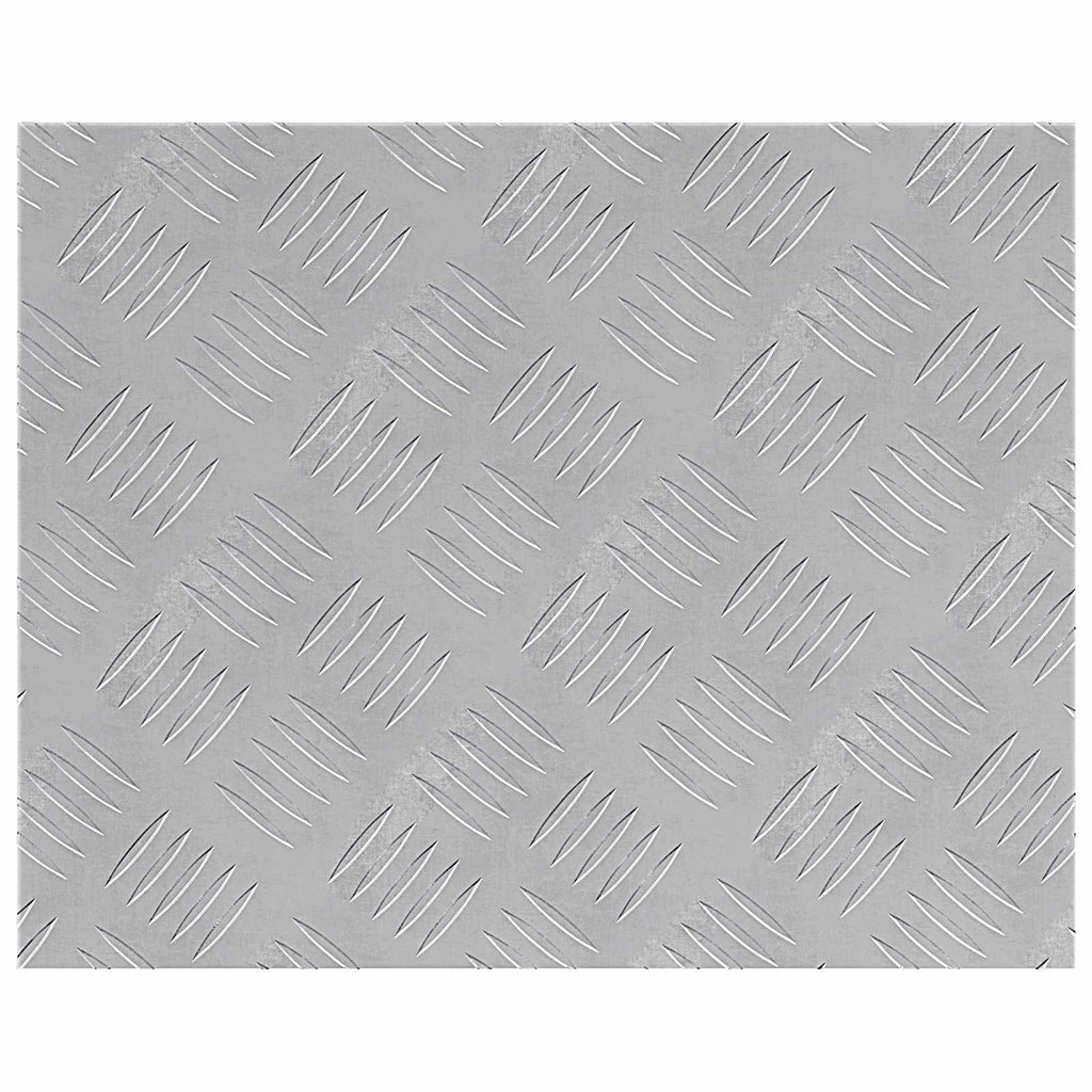 Laiptų danga Stačiakampio 2 pcs Sidabro 50 x 40 cm Aliuminis