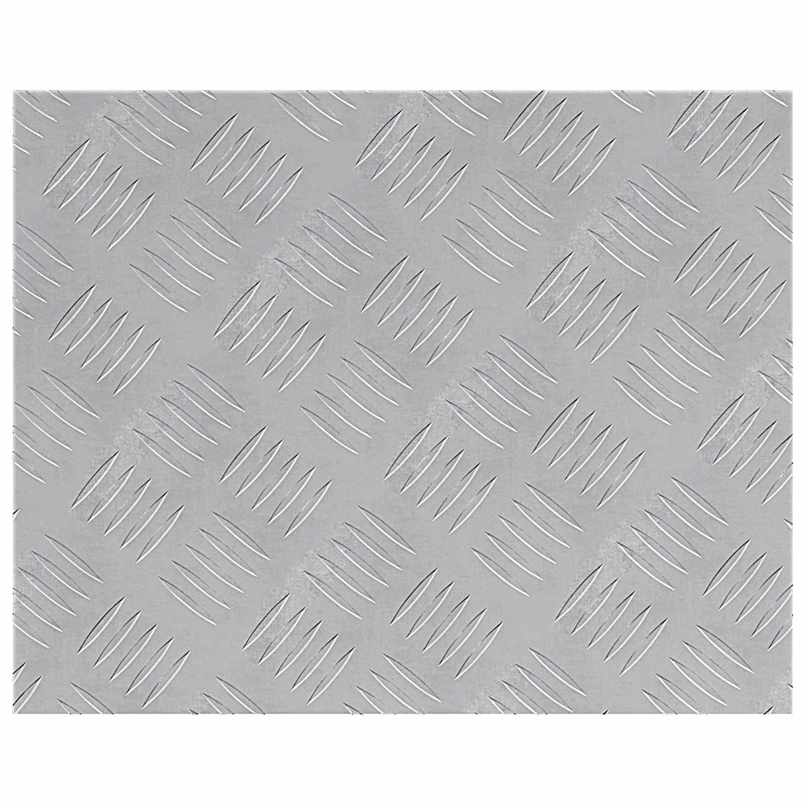 Laiptų danga Stačiakampio 2 pcs Sidabro 50 x 40 cm Aliuminis