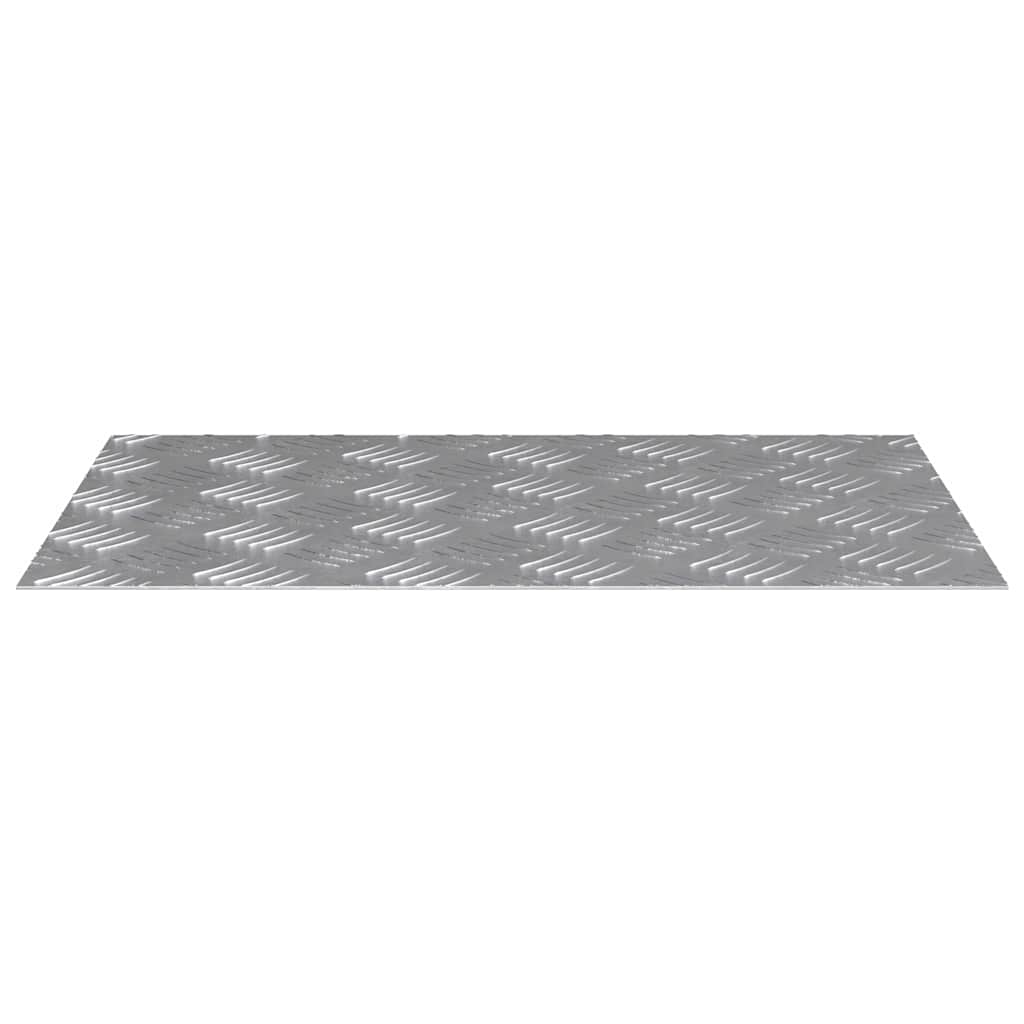 Laiptų danga Stačiakampio 2 pcs Sidabro 60 x 40 cm Aliuminis