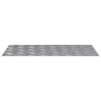 Laiptų danga Stačiakampio 2 pcs Sidabro 80 x 40 cm Aliuminis