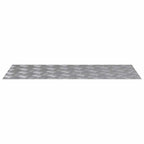 Laiptų danga Stačiakampio 4 pcs Sidabro 90 x 40 cm Aliuminis