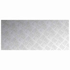 Laiptų danga Stačiakampio 4 pcs Sidabro 90 x 40 cm Aliuminis