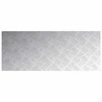 Laiptų danga Stačiakampio 2 pcs Sidabro 100 x 40 cm Aliuminis
