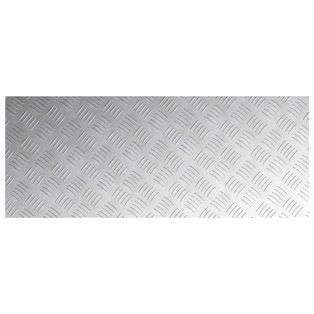 Laiptų danga Stačiakampio 4 pcs Sidabro 100 x 40 cm Aliuminis