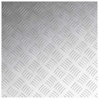 Laiptų danga Kvadrato 4 pcs Sidabro 50 x 50 cm Aliuminis