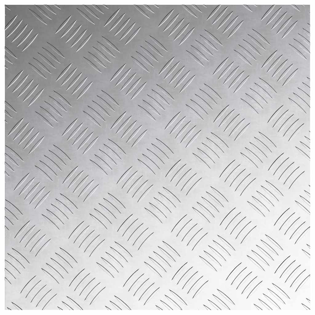 Laiptų danga Kvadrato 4 pcs Sidabro 50 x 50 cm Aliuminis
