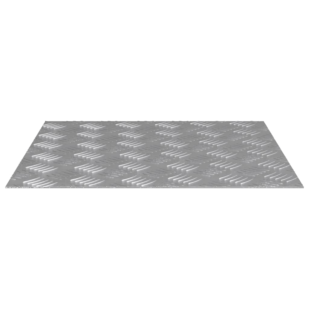 Laiptų danga Kvadrato 2 pcs Sidabro 50 x 50 cm Aliuminis
