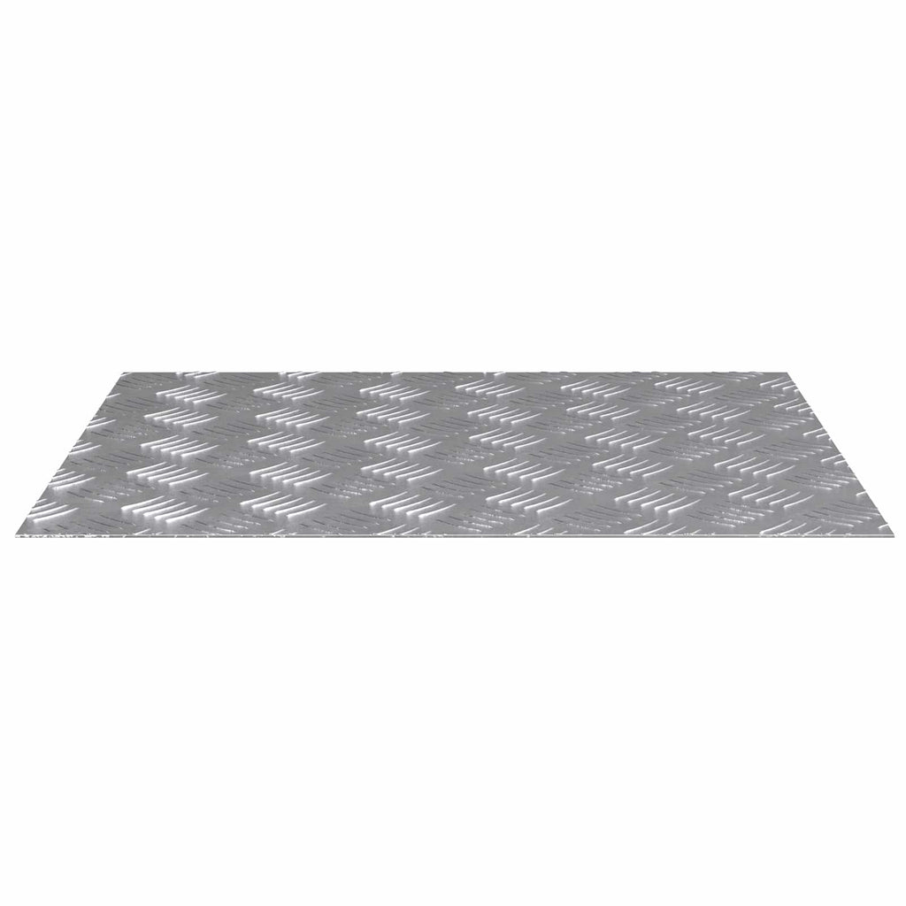 Laiptų danga Stačiakampio 4 pcs Sidabro 60 x 50 cm Aliuminis