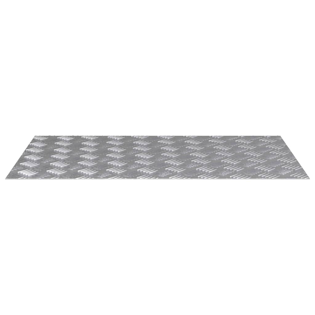 Laiptų danga Stačiakampio 2 pcs Sidabro 80 x 50 cm Aliuminis