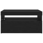 Televizoriaus spintelė 2 pcs Juodas ąžuolas 75 x 35 x 40 cm