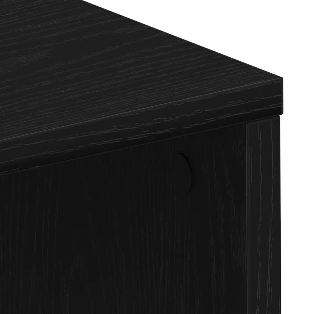 Stalas Juodas ąžuolas 102,5 x 35 x 75 cm Apdirbta mediena