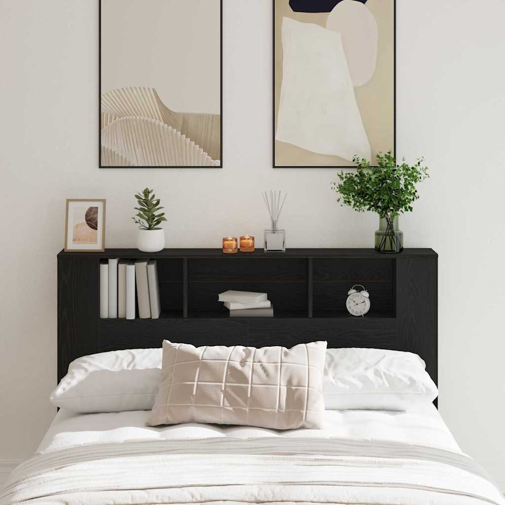 Galvūgalio spintelė Juodas ąžuolas 160 x 19 x 104,5 cm