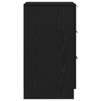 Šalia lovos spintelė 2 pcs juoda ąžuolo 40 x 65 x 65 cm
