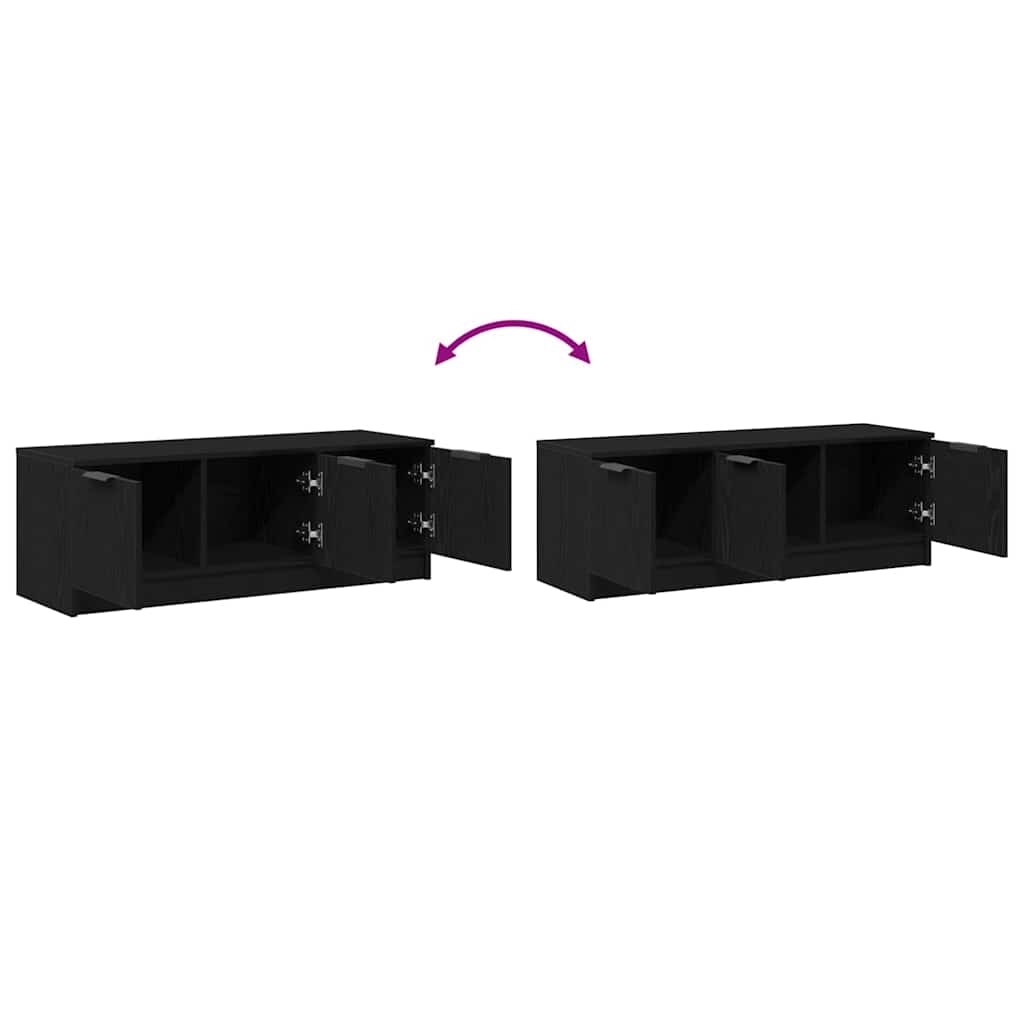 Televizoriaus spintelė Juodas ąžuolas 102 x 35 x 36,5 cm