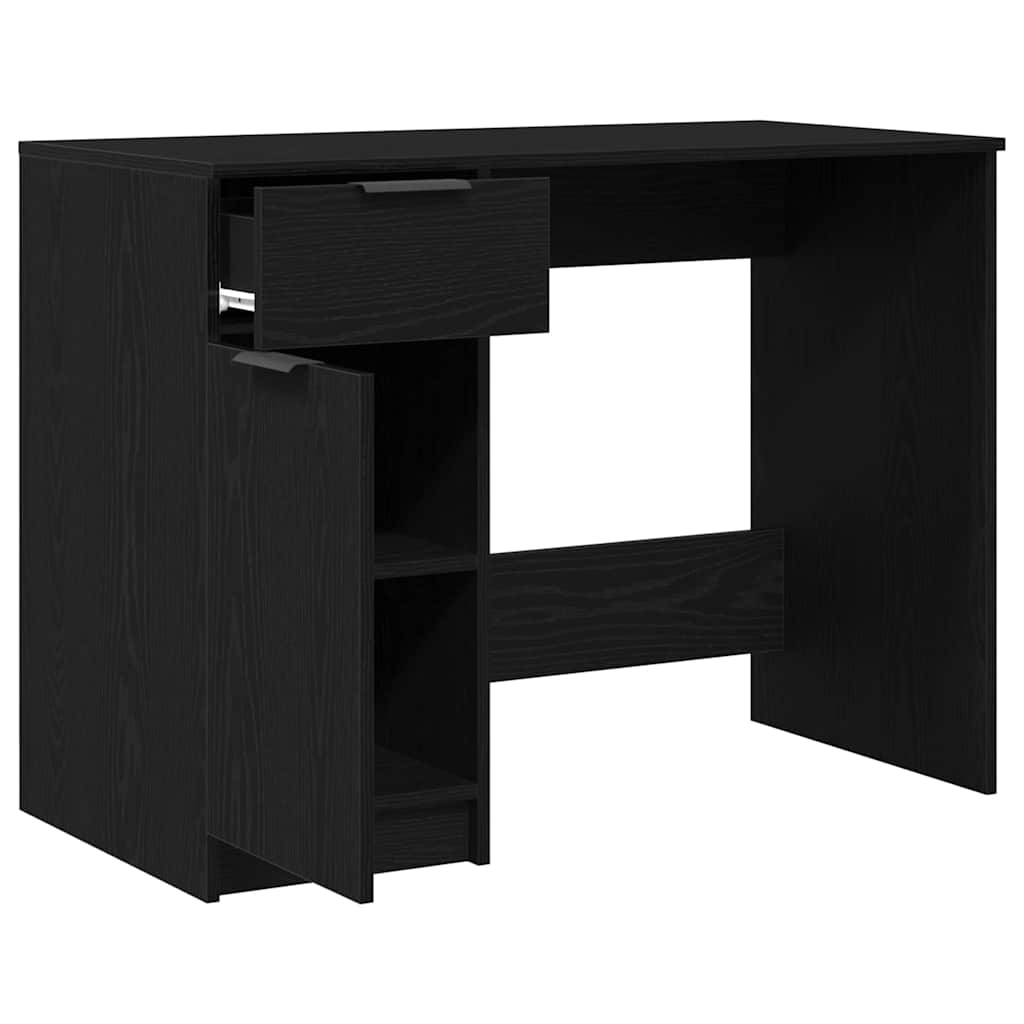 Stalas Juodas ąžuolas 100 x 50 x 75 cm Apdirbta mediena