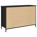 TV spintelių komplektas Juodas ąžuolas 101 x 35 x 65 cm