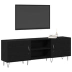 TV spintelių komplektas Juodas ąžuolas 150 x 30 x 50 cm