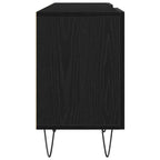 TV spintelių komplektas Juodas ąžuolas 150 x 30 x 50 cm