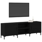 TV spintelių komplektas Juodas ąžuolas 150 x 30 x 50 cm
