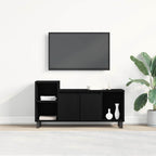 TV spintelių komplektas Juodas ąžuolas 100 x 35 x 55 cm