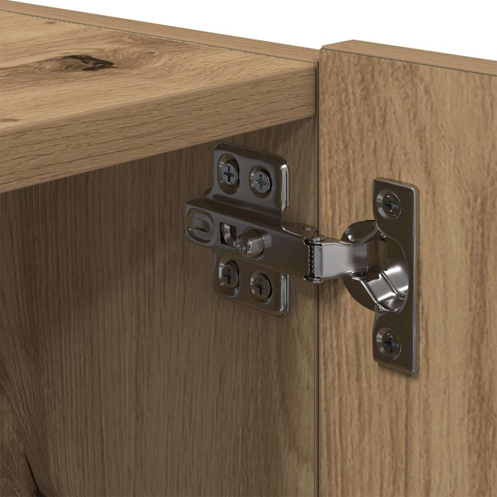 TV sieninė spintelė 2 pcs Amatininkų ąžuolas 80 x 35 x 31 cm