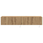 TV sieninė spintelė 2 pcs Amatininkų ąžuolas 80 x 35 x 31 cm