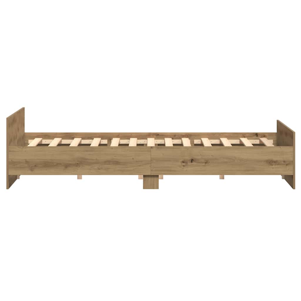 Lovos rėmas su galvūgalio Amatininkų ąžuolas 203 x 203 x 50 cm