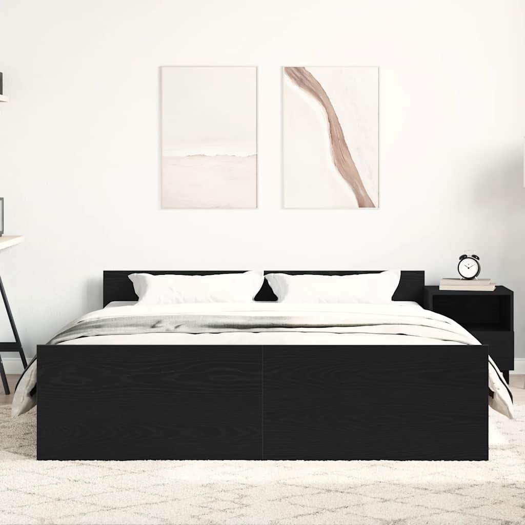 Lovos rėmas be čiužinio, 160x200 cm, apdirbta mediena