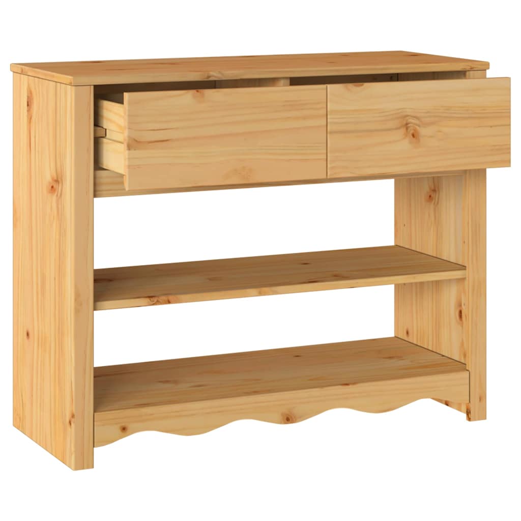 Konsolinis stalas su stalčių Drammen Ąžuolo 89.5 x 37 x 73 cm