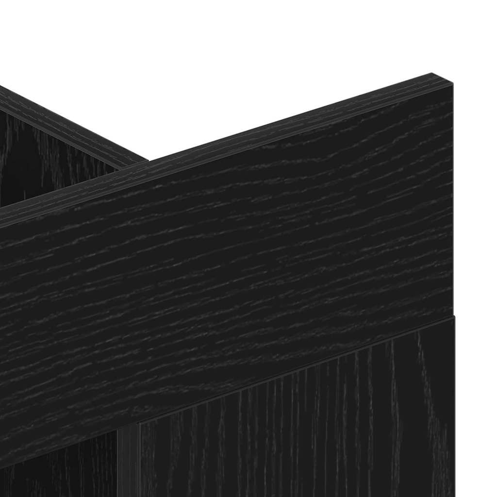 Televizoriaus spintelė juoda ąžuolo 152 x 22 x 113 cm