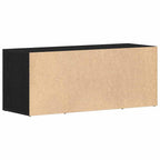 Televizoriaus spintelė juoda ąžuolo 100 x 35 x 40 cm