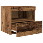 Naktinis staliukas 2 pcs Sena mediena 50 x 40 x 45 cm