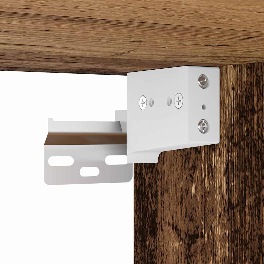 TV sieninė spintelė 2 pcs Senovinis medis 100 x 30 x 30 cm