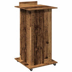 Podiumas su ratu Senas medis 55 x 55 x 107 cm Apdirbta mediena