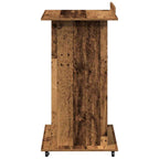 Podiumas su ratu Senas medis 55 x 55 x 107 cm Apdirbta mediena